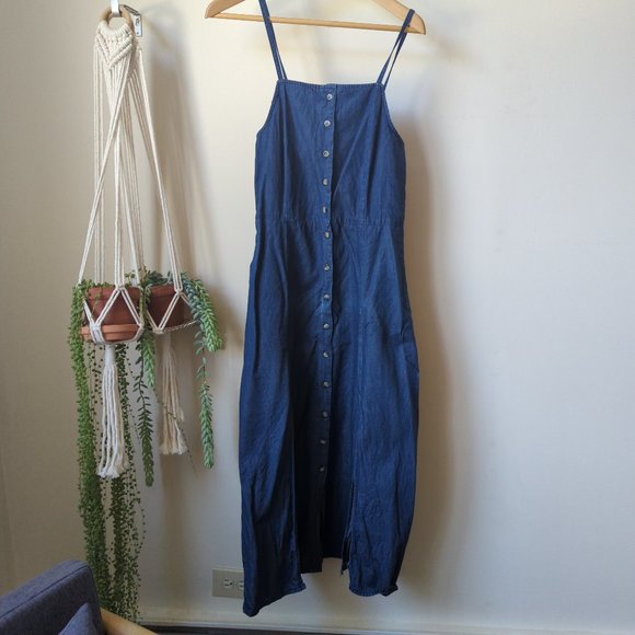 Warehouse midi pinafore dress - Picture 6 of 7